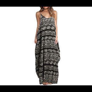 Women's Spaghetti Strap Boho Long Maxi Dress 3XL